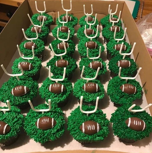 The Rugby Ball Cup Cakes V1