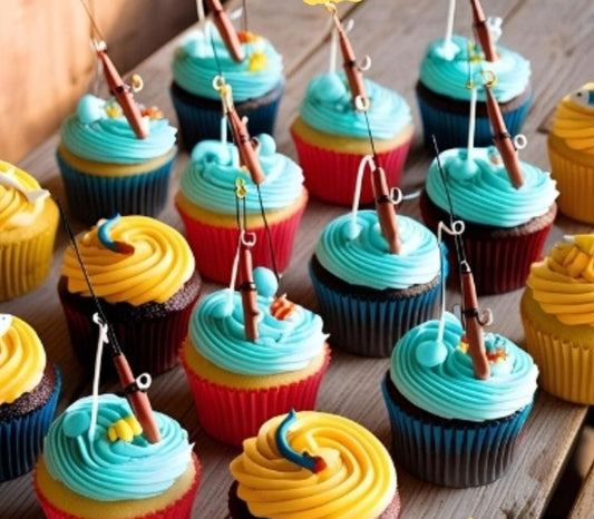 Fishing Cup Cakes V1