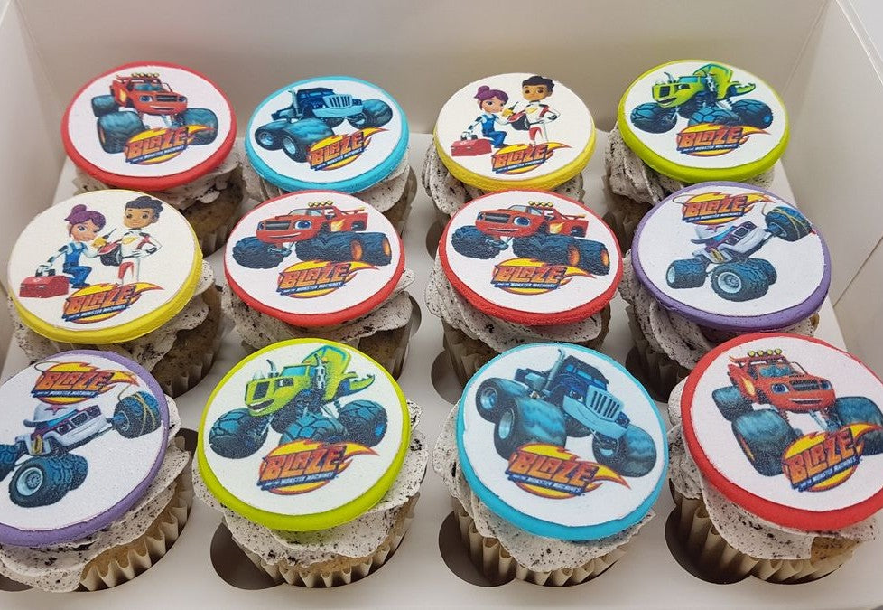 Blaze Monster Cup Cakes V1