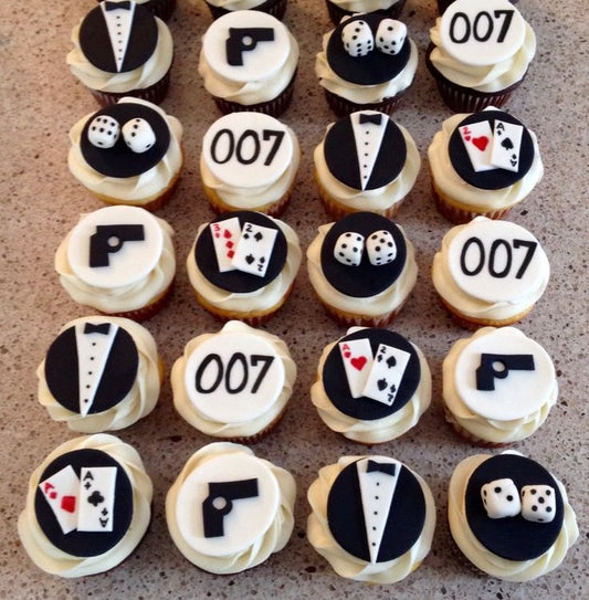 James bond Cup Cakes V1