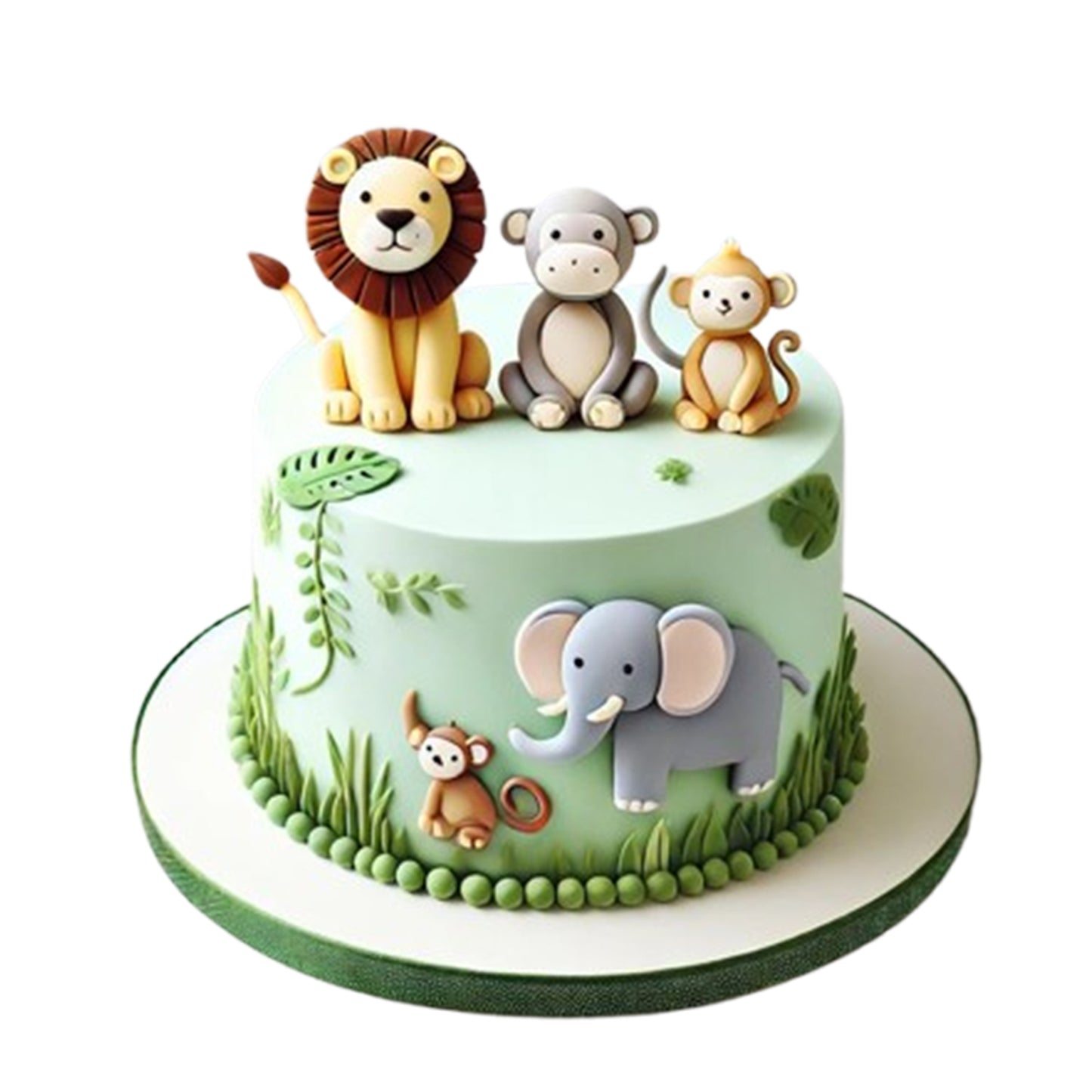 Jungle Theme Cake V9