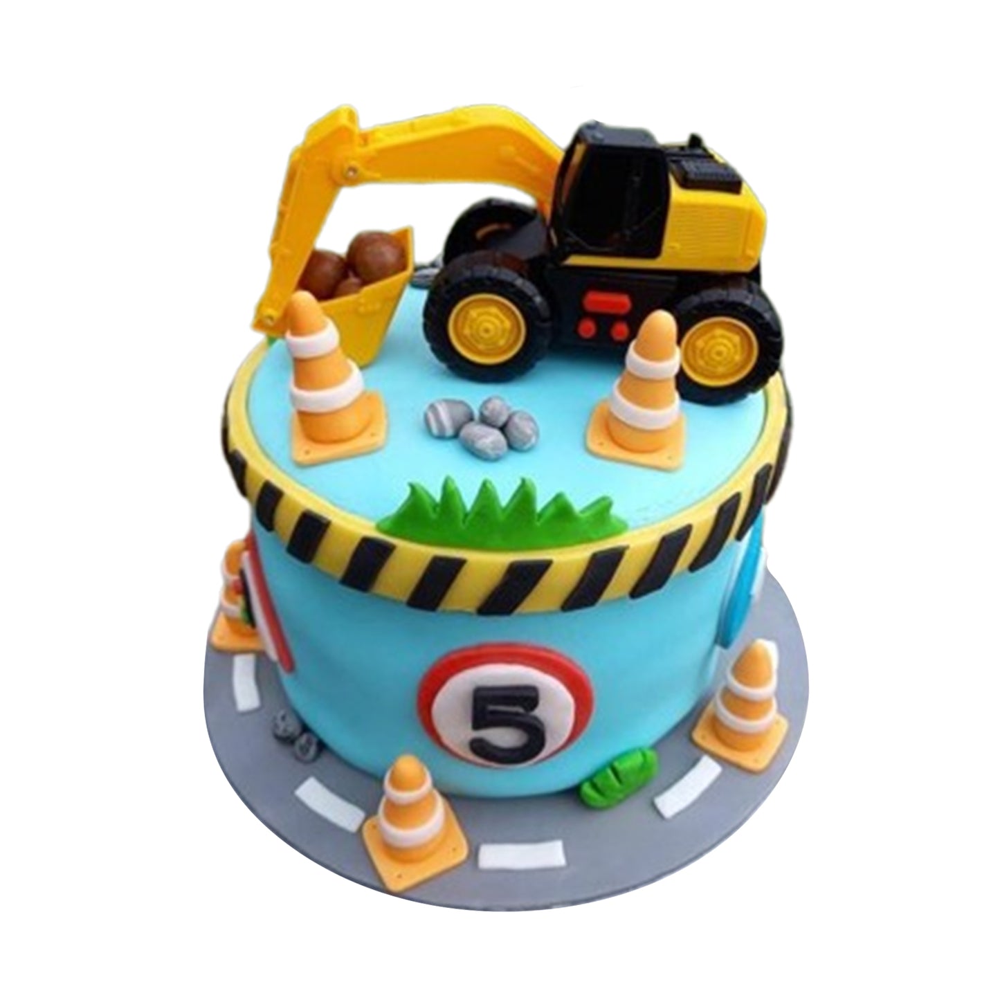 Digger Construction Cake V11