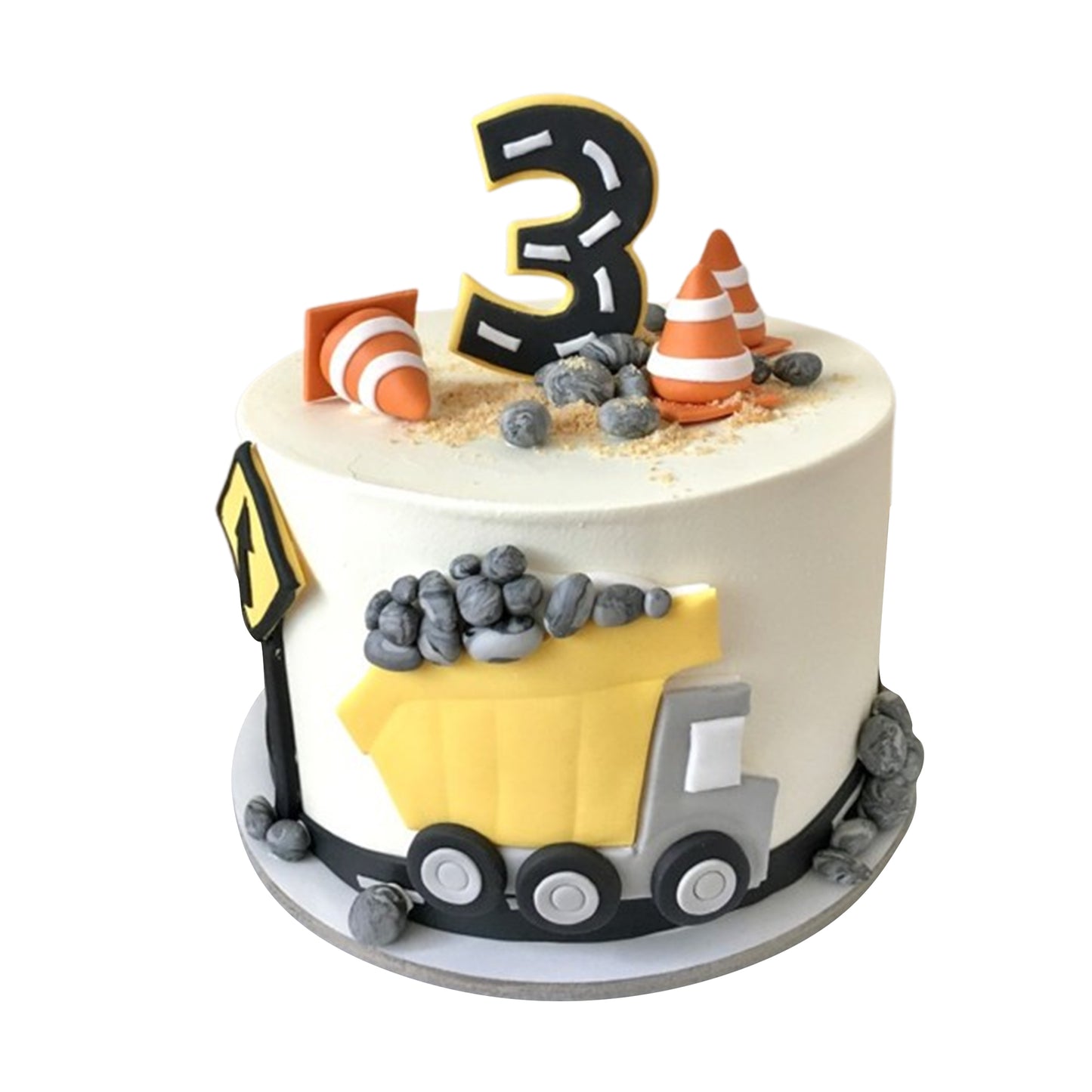 Digger Construction Cake V12