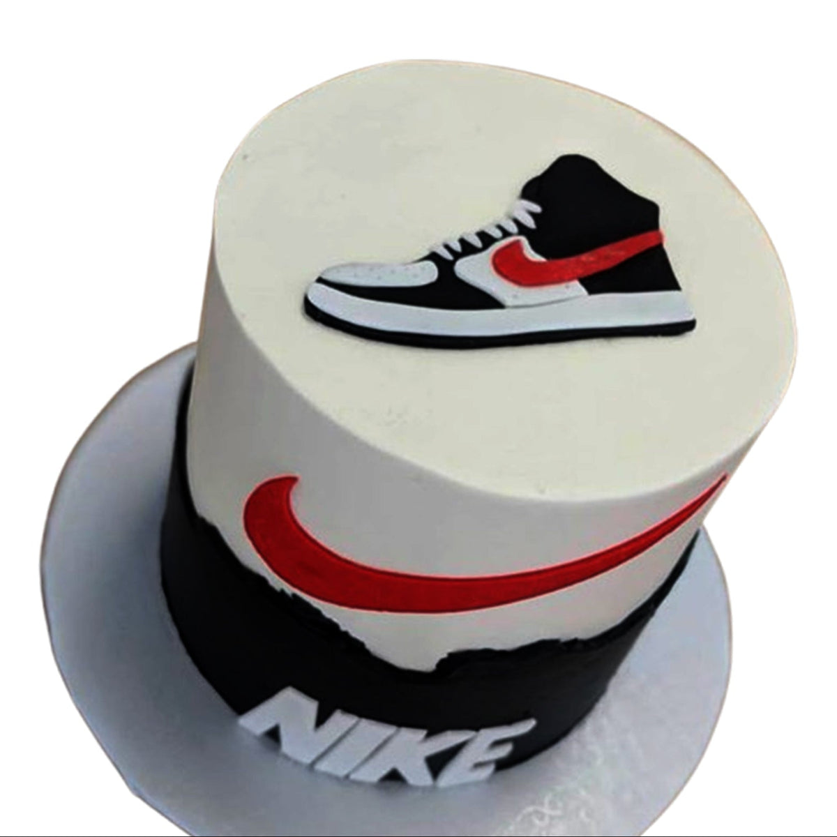 Nike Birthday Cake V13 with black and red trainer design