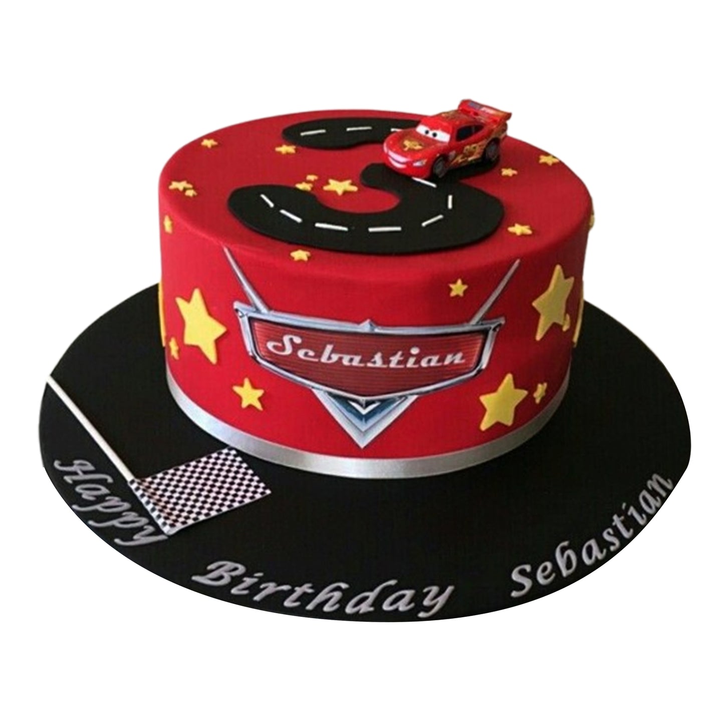 Lightning McQueen Cake V13