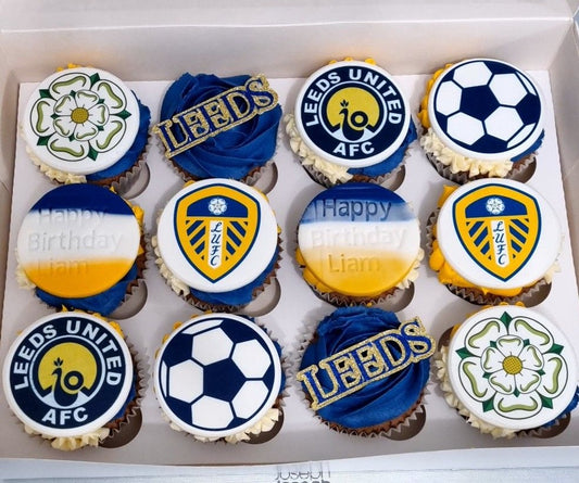 Leeds United Cup Cakes V1