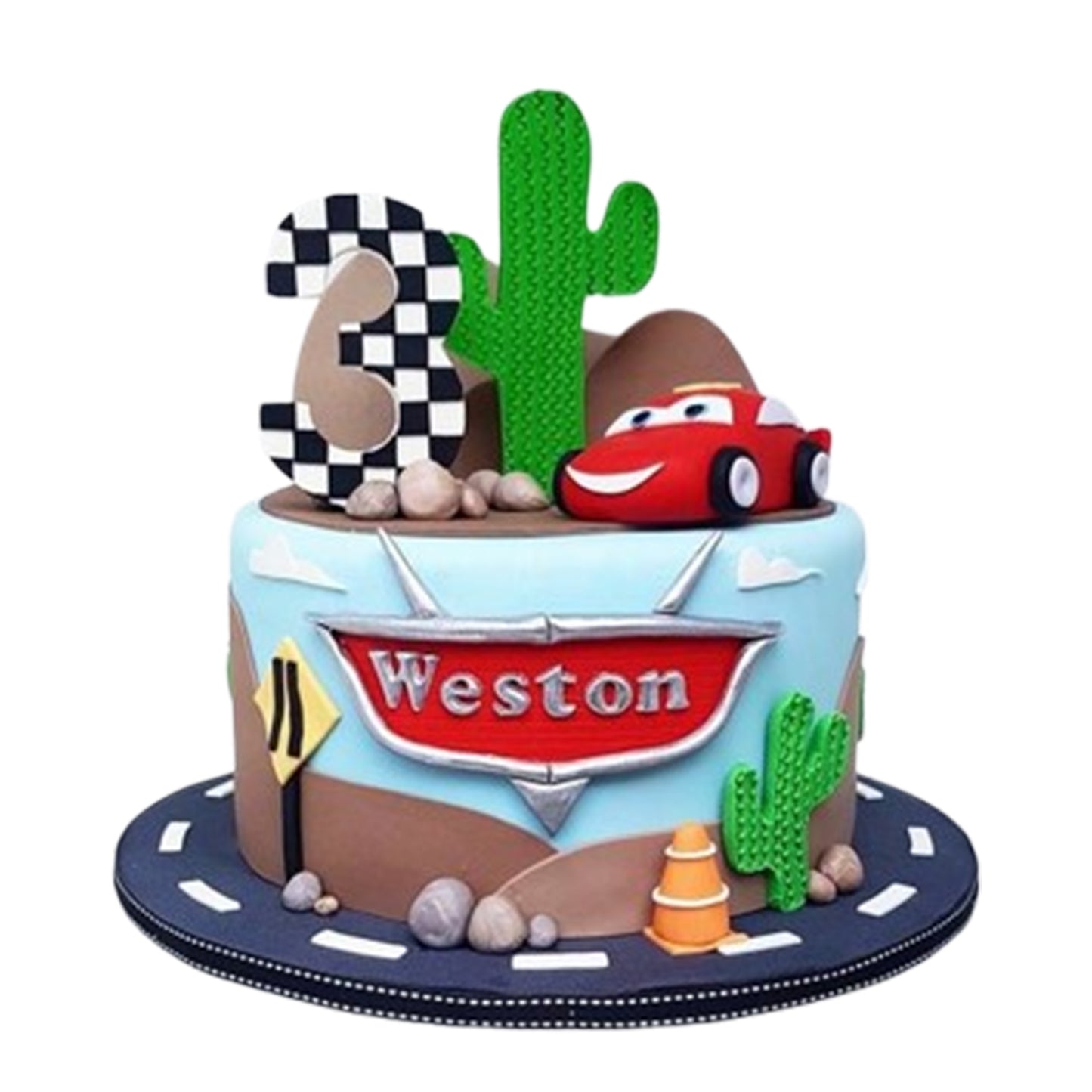 Lightning McQueen Cake V20