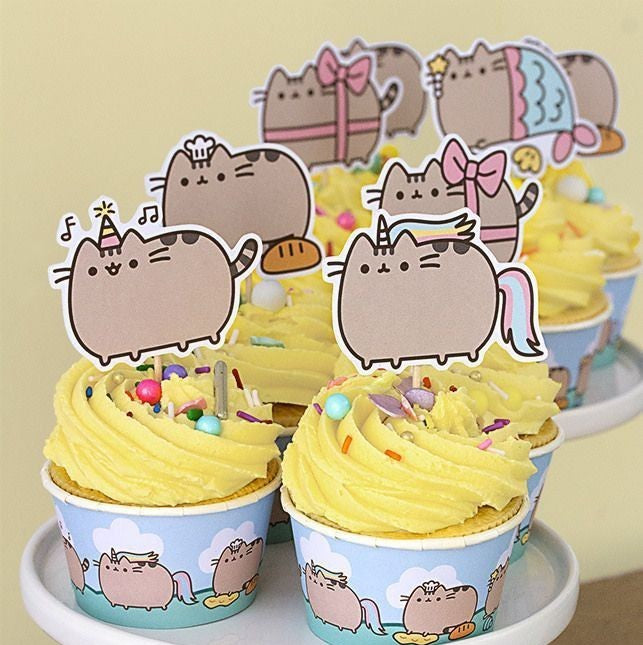 Pusheen the Cat Cup Cakes V1