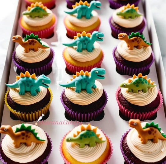 Dinosaur Cup Cakes V1