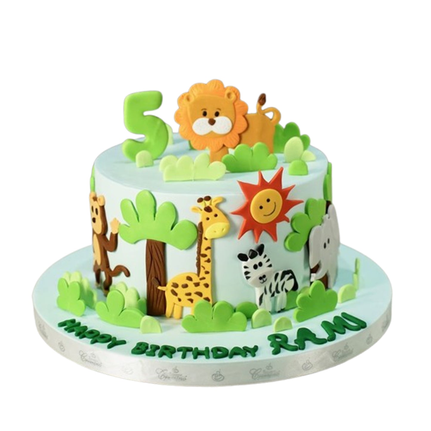 Jungle Theme Cake V18