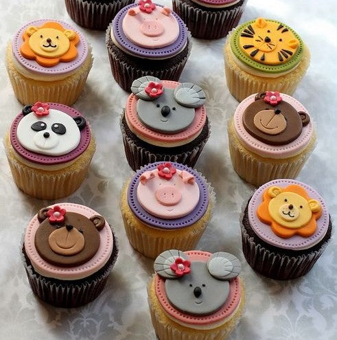 Animal Theme Cup Cakes V5