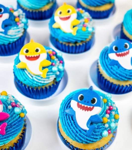 Baby Shark Cup Cakes V3