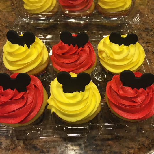 Mickey Mouse Cup Cakes V4