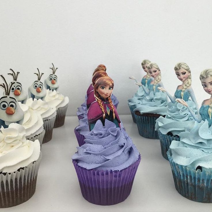 Frozen Elsa Cup Cakes V3