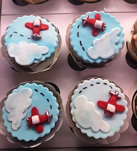 Aeroplane Cup Cakes V1