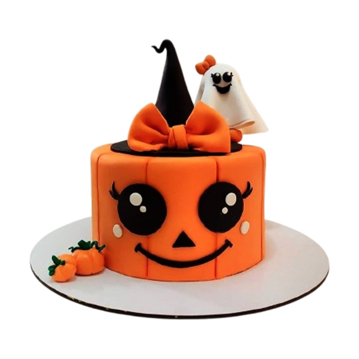 Halloween Pumpkin & Ghost cake