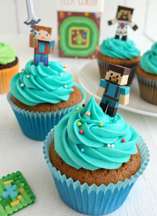 Minecraft Cup Cakes V3