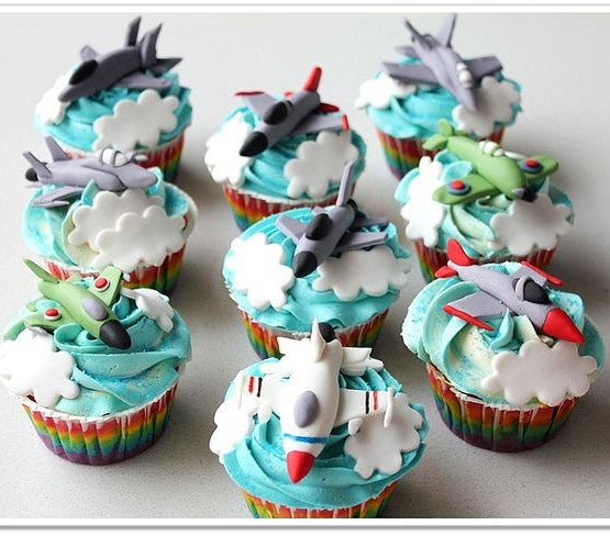 Aeroplane Cup Cakes V4