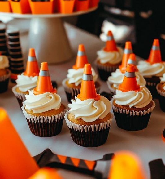 Digger Construction Cup Cakes V3