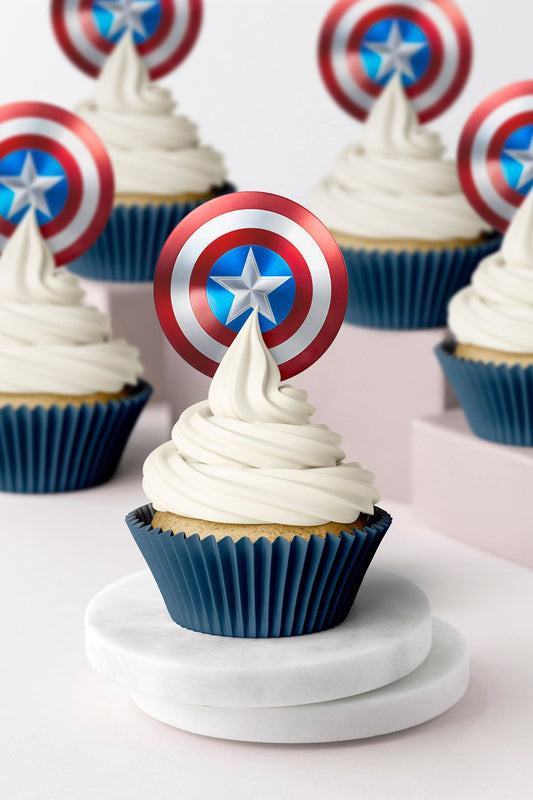 Caption America Cup Cakes V4