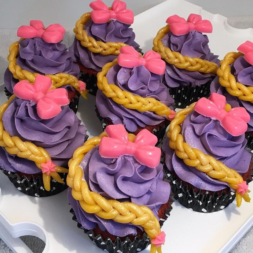 Rapunzel Cup Cakes V5