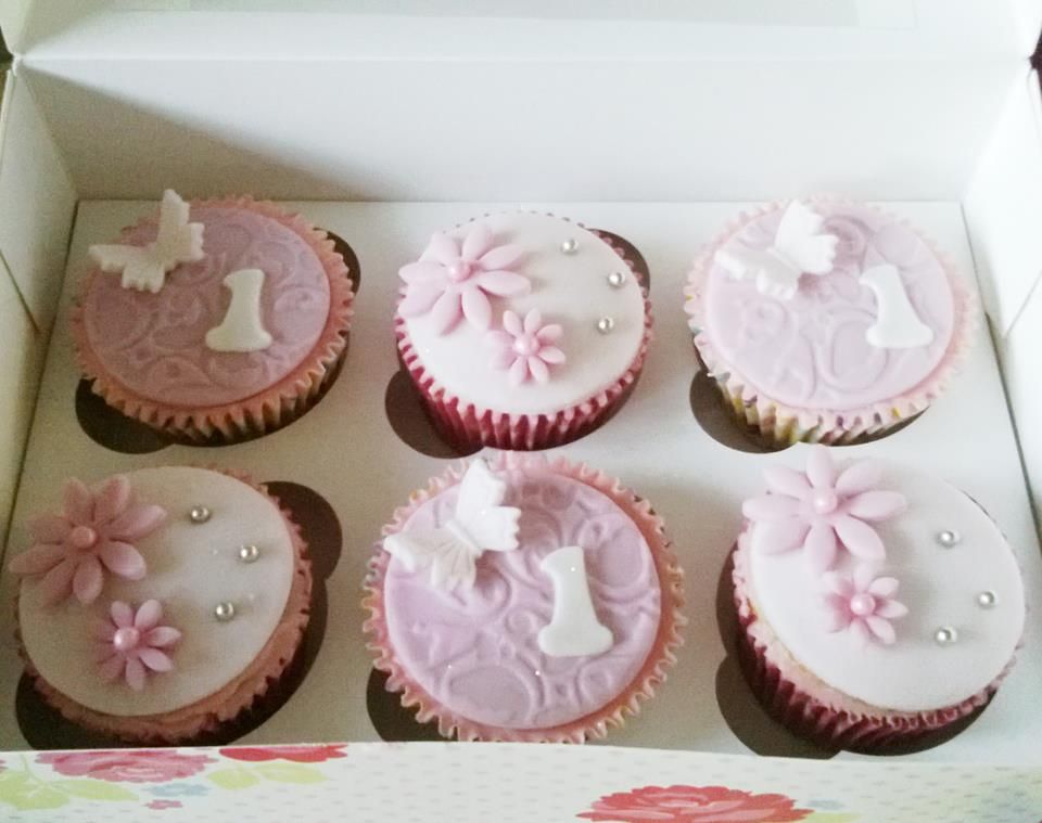 1st Birthday Cup Cakes V5