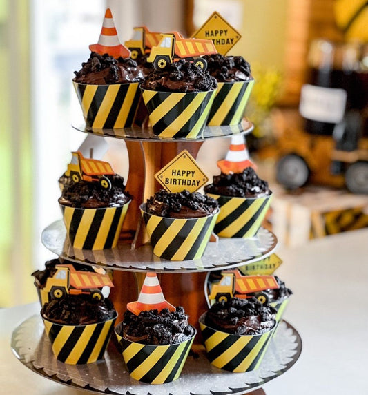 Digger Construction Cup Cakes V5