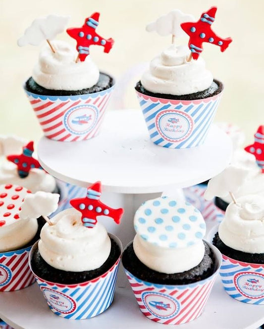 Aeroplane Cup Cakes V3