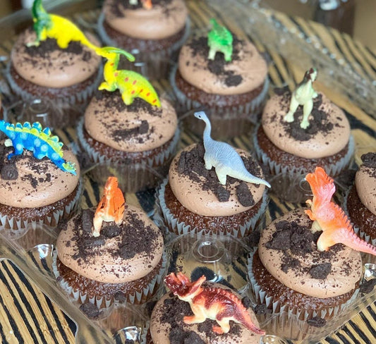 Dinosaur Cup Cakes V5