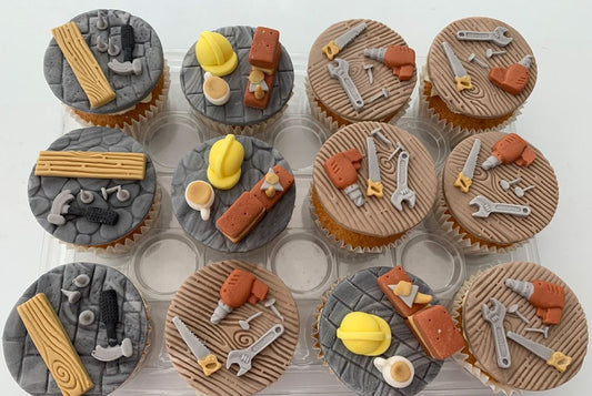 Digger Construction Cup Cakes V4