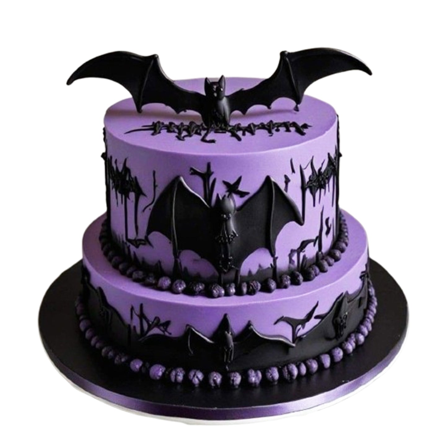 Halloween Bat Theme Cake