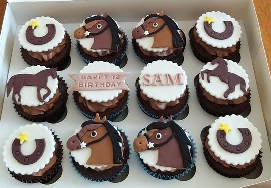 Horse Cup Cakes V1