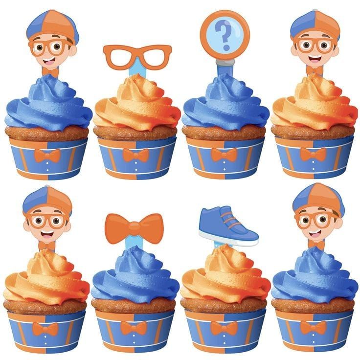 Blippi Cup Cakes V4