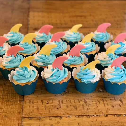Baby Shark Cup Cakes V2