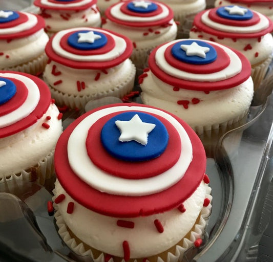 Caption America Cup Cakes V7