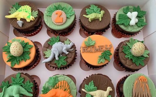 Dinosaur Cup Cakes V8