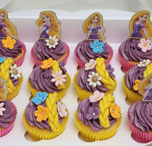 Rapunzel Cup Cakes V6