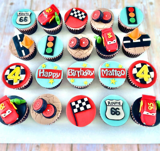 Lightning Mcqueen Cup Cakes V5