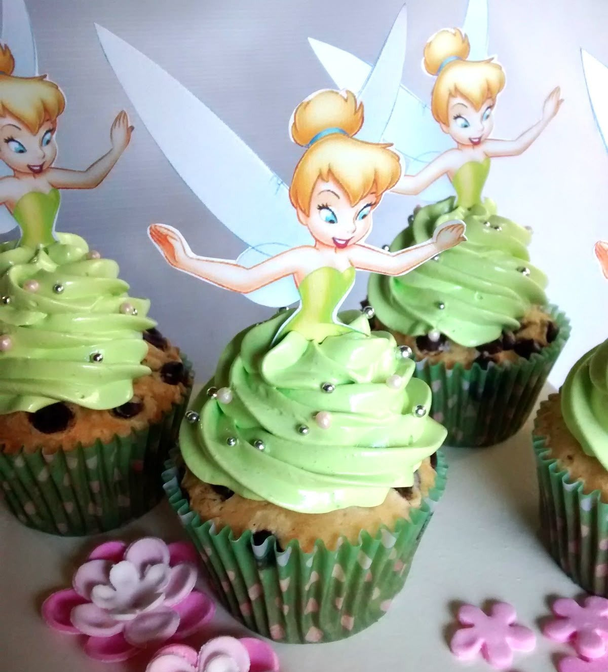 Tinker Bell Cup Cakes V4