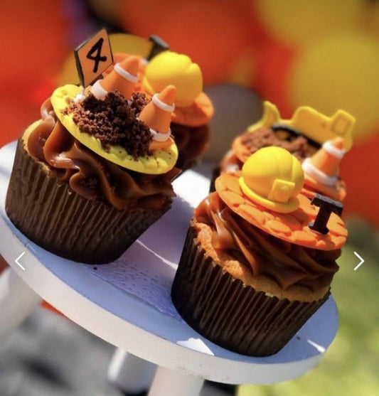 Digger Construction Cup Cakes V7