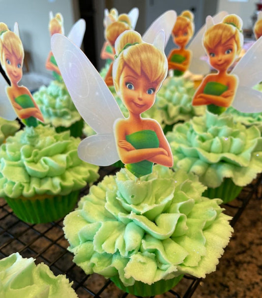 Tinker Bell Cup Cakes V6