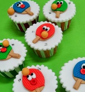 Table tennis Cup Cakes V4