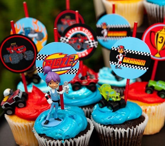 Blaze Monster Cup Cakes V7