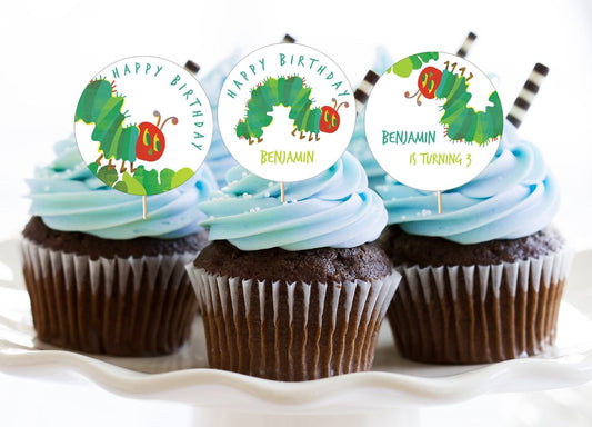 Caterpillar Cup Cakes V4