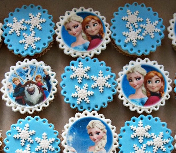 Frozen Elsa Cup Cakes V7