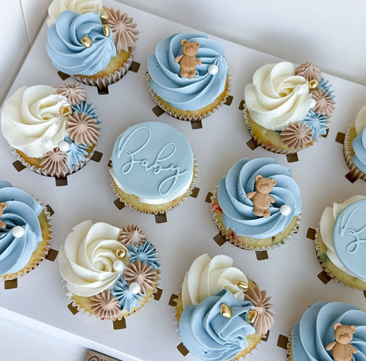 Baby Shower Cup Cakes V7