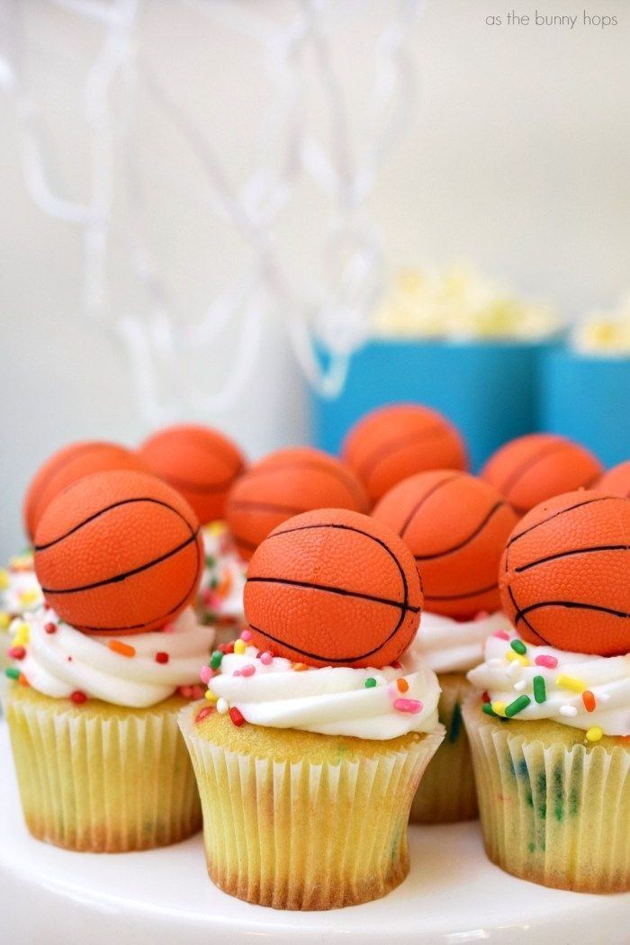 Basketball Cup Cakes V8