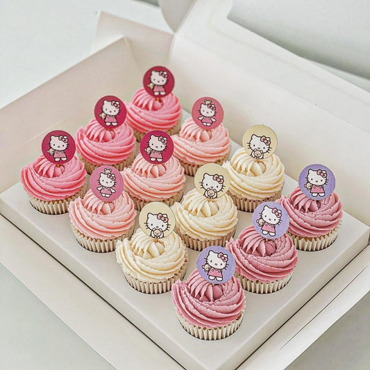 Hello Kitty Cup Cakes V8