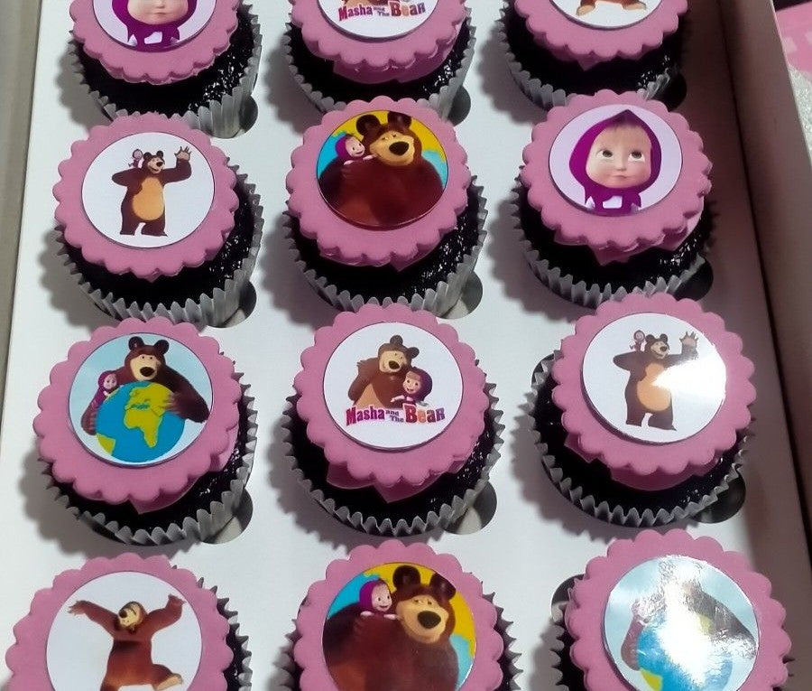 Masha and Bear Cup Cakes V7