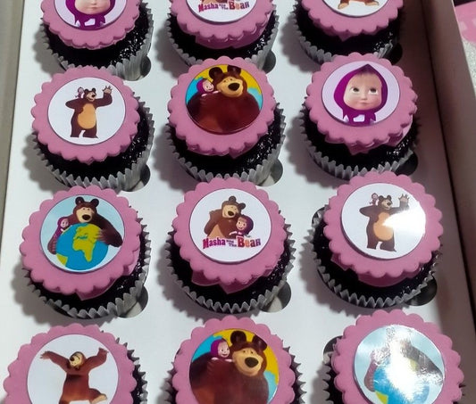 Masha and Bear Cup Cakes V7